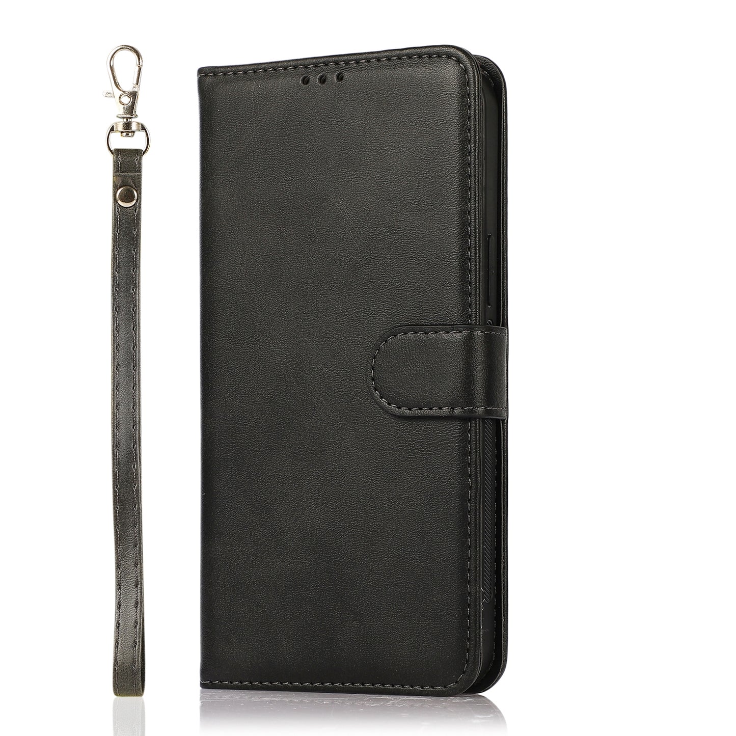 Samsung Galaxy A-81 2-in-1 Detachable Leather Case with Calf Texture and Magnetic Back Cover