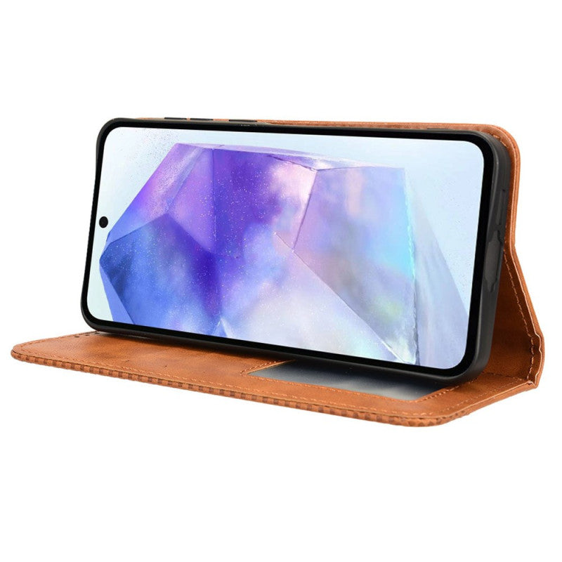 Samsung Galaxy A55 5G Retro-Inspired Flip Cover Case